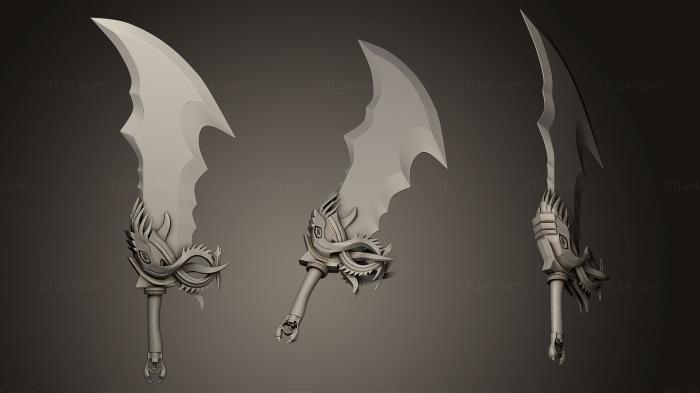 Weapon (Blades of Chaos, WPN_0011) 3D models for cnc